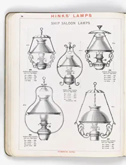 Page from Hinks Lamps catalogue