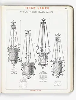 Page from Hinks Lamps catalogue