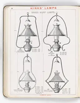 Page from Hinks Lamps catalogue