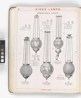 Page from Hinks Lamps catalogue