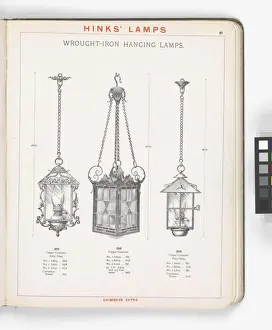 Page from Hinks Lamps catalogue