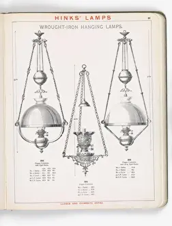 Page from Hinks Lamps catalogue