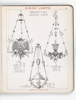 Page from Hinks Lamps catalogue