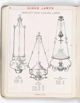Page from Hinks Lamps catalogue