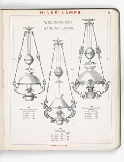 Page from Hinks Lamps catalogue