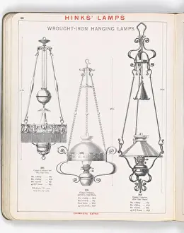 Page from Hinks Lamps catalogue