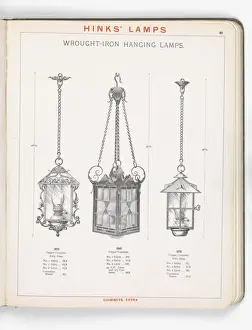 Page from Hinks Lamps catalogue