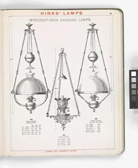 Page from Hinks Lamps catalogue
