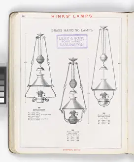 Page from Hinks Lamps catalogue