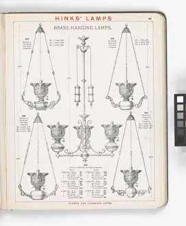 Page from Hinks Lamps catalogue