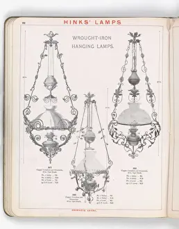 Page from Hinks Lamps catalogue