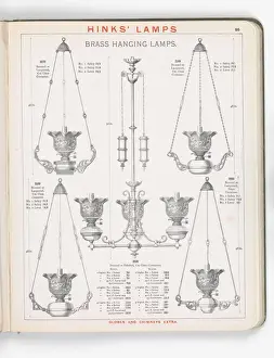 Page from Hinks Lamps catalogue