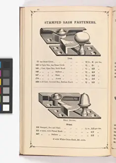 Page from Illustrated Catalogue of Machine-Made and Cast Ca
