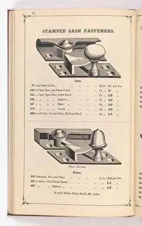 Page from Illustrated Catalogue of Machine-Made and Cast Ca