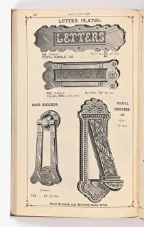 Page from Illustrated Catalogue of Machine-Made and Cast Ca