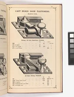 Page from Illustrated Catalogue of Machine-Made and Cast Ca