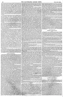 Pegasus Prints: Page from The Illustrated London News, 1843