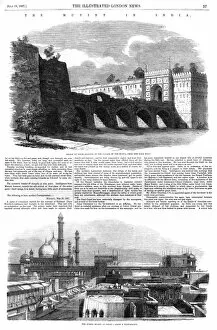 Agra Gallery: A page from The Illustrated London News, 18th July 1857