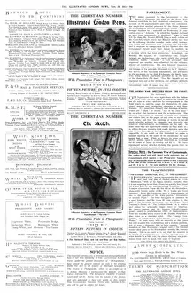 Journalism Prints: Page from The Illustrated London News, 23rd November 1912