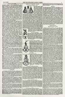 Images Dated 6th January 2021: Whole page from The Illustrated London News, July 5, 1856