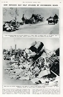Images Dated 16th January 2020: Page from the Illustrated London News showing the piles of possessions belonging to