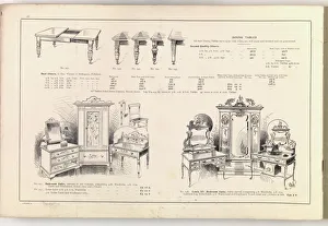 Images Dated 27th March 2018: Page from New Illustrated Catalogue of Furniture
