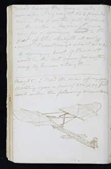Page from the original notebook of George Cayley