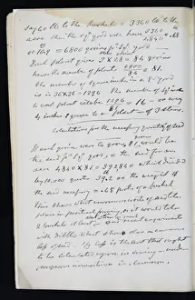 Page from the original notebook of George Cayley