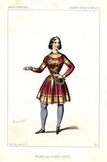 A page in the pastiche opera Robert Bruce