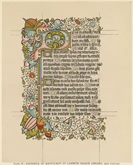 Page from a religious manuscript in Latin