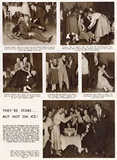 Images Dated 22nd July 2021: Page from The Sketch reporting on the birthday party of Belita