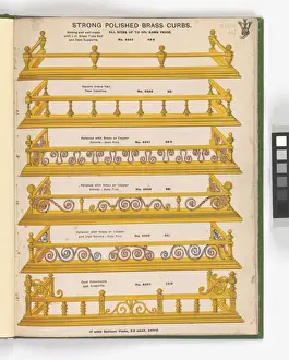 Page from Special New Designs of Brass and Iron Fenders, Fi