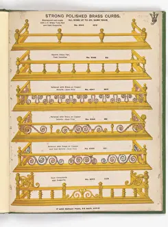 Page from Special New Designs of Brass and Iron Fenders, Fi
