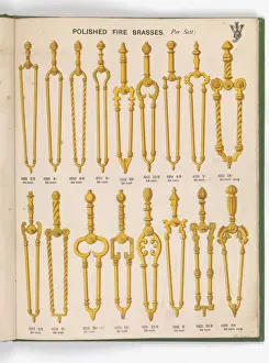 Page from Special New Designs of Brass and Iron Fenders, Fi