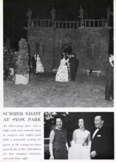 Images Dated 27th January 2021: Page from The Tatler reporting on the coming out dance of Christine Sekers