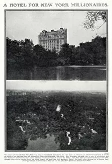 Page from The Tatler reporting on the new Plaza Hotel, a hotel for New York