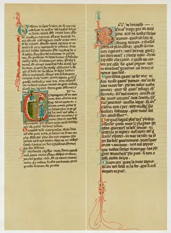 Troubadour Prints: Page from a Troubadour poem
