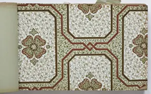 Page from a wallpaper sample book