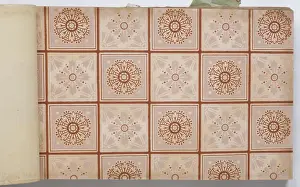 Page from a wallpaper sample book