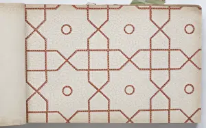 Page from a wallpaper sample book