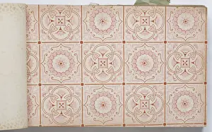 Page from a wallpaper sample book