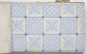 Page from a wallpaper sample book