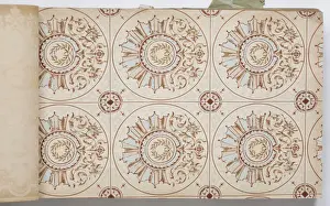 Page from a wallpaper sample book