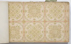 Page from a wallpaper sample book