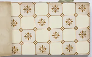 Page from a wallpaper sample book