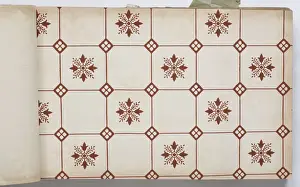 Page from a wallpaper sample book