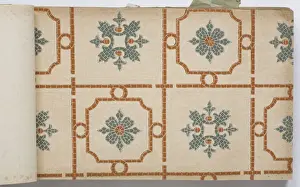 Page from a wallpaper sample book