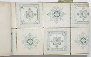 Page from a wallpaper sample book