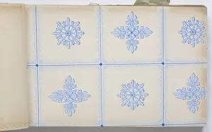 Page from a wallpaper sample book