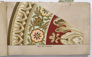 Page from a wallpaper sample book
